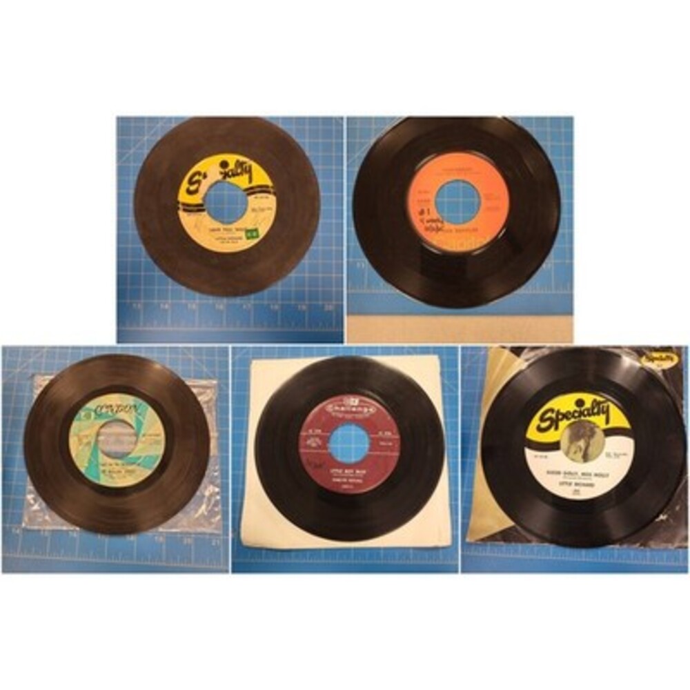 Lot of 5 Vinyl Records LP Little Richard Specialty Beatles Challenge Duvall